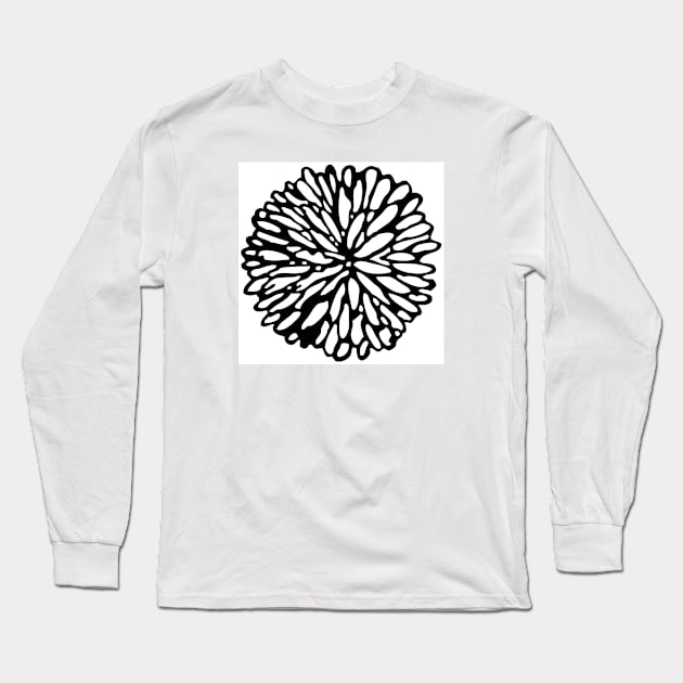 Dahlia Long Sleeve T-Shirt by Beth Thompson Art